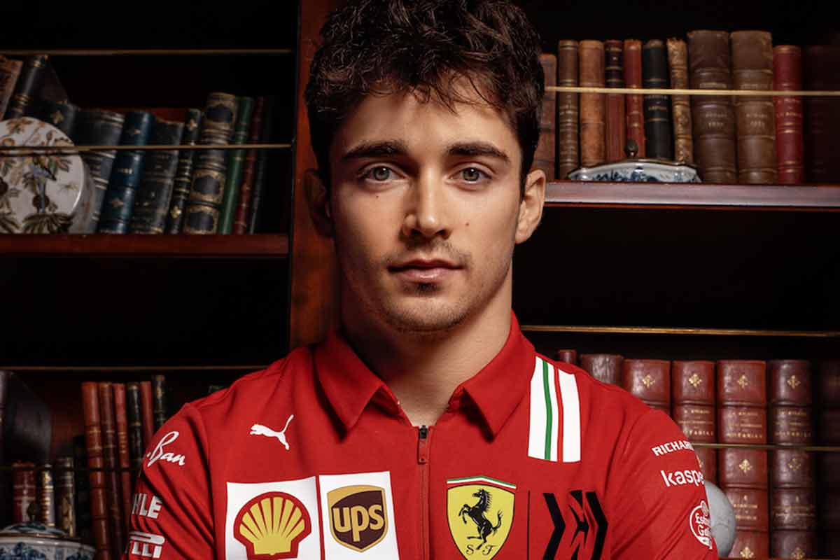 il pilota f1 leclerc