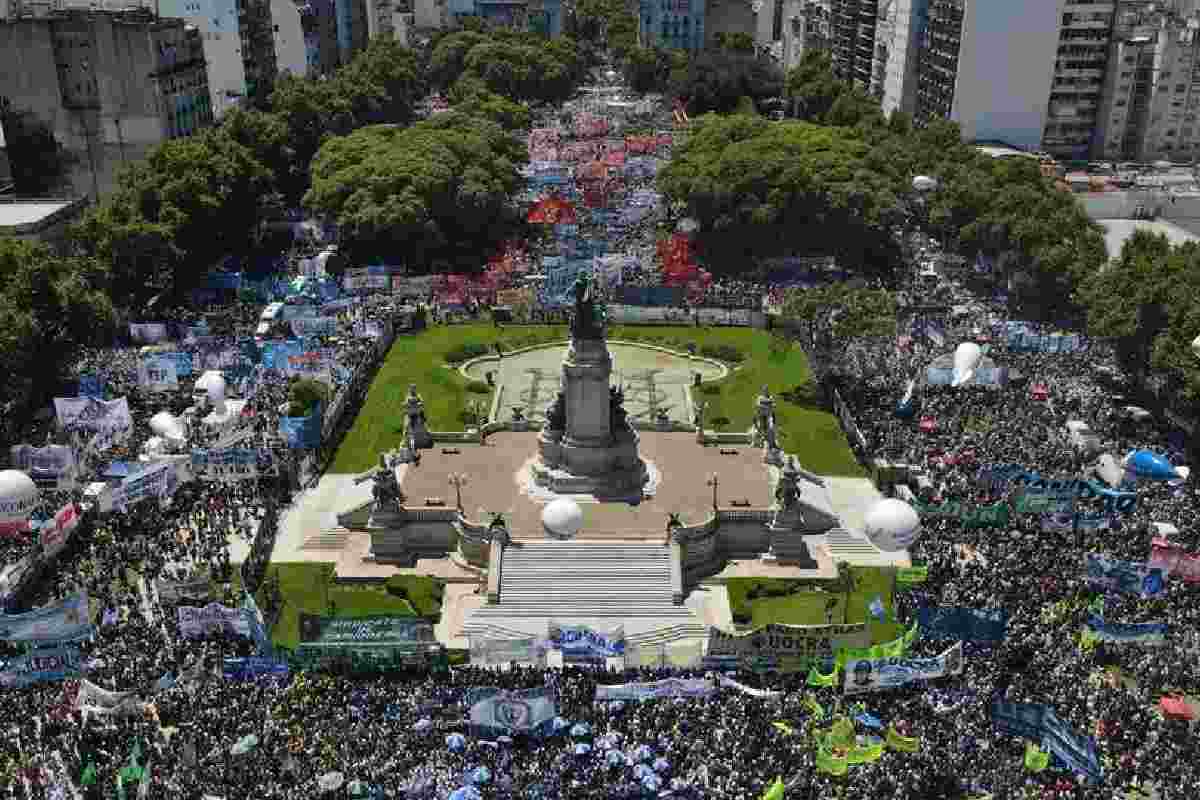 Sciopero generale in Argentina